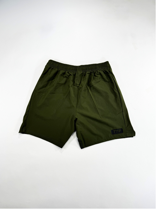 7" BREATHABLE ATHLETIC SHORTS (JUNGLE GREEN)