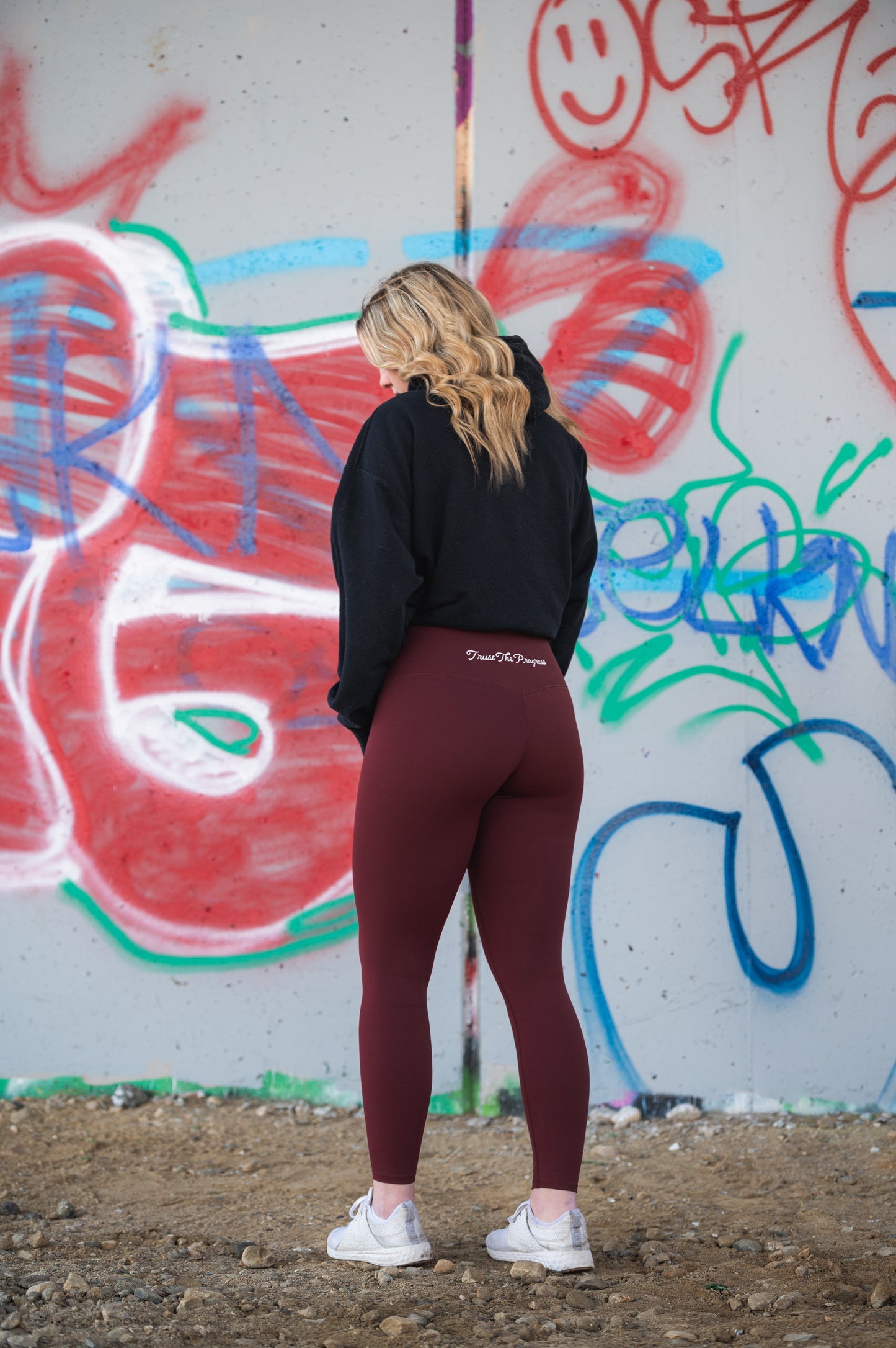 SQUAT PROOF LEGGINGS (BURGUNDY)