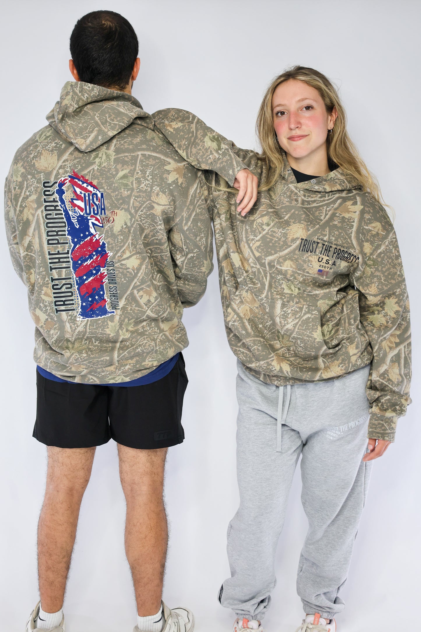 USA 250 HOODIE (TREE CAMO)