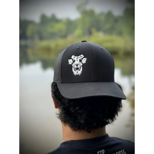 SIDE-LOGO SNAPBACK HAT (BLACK)