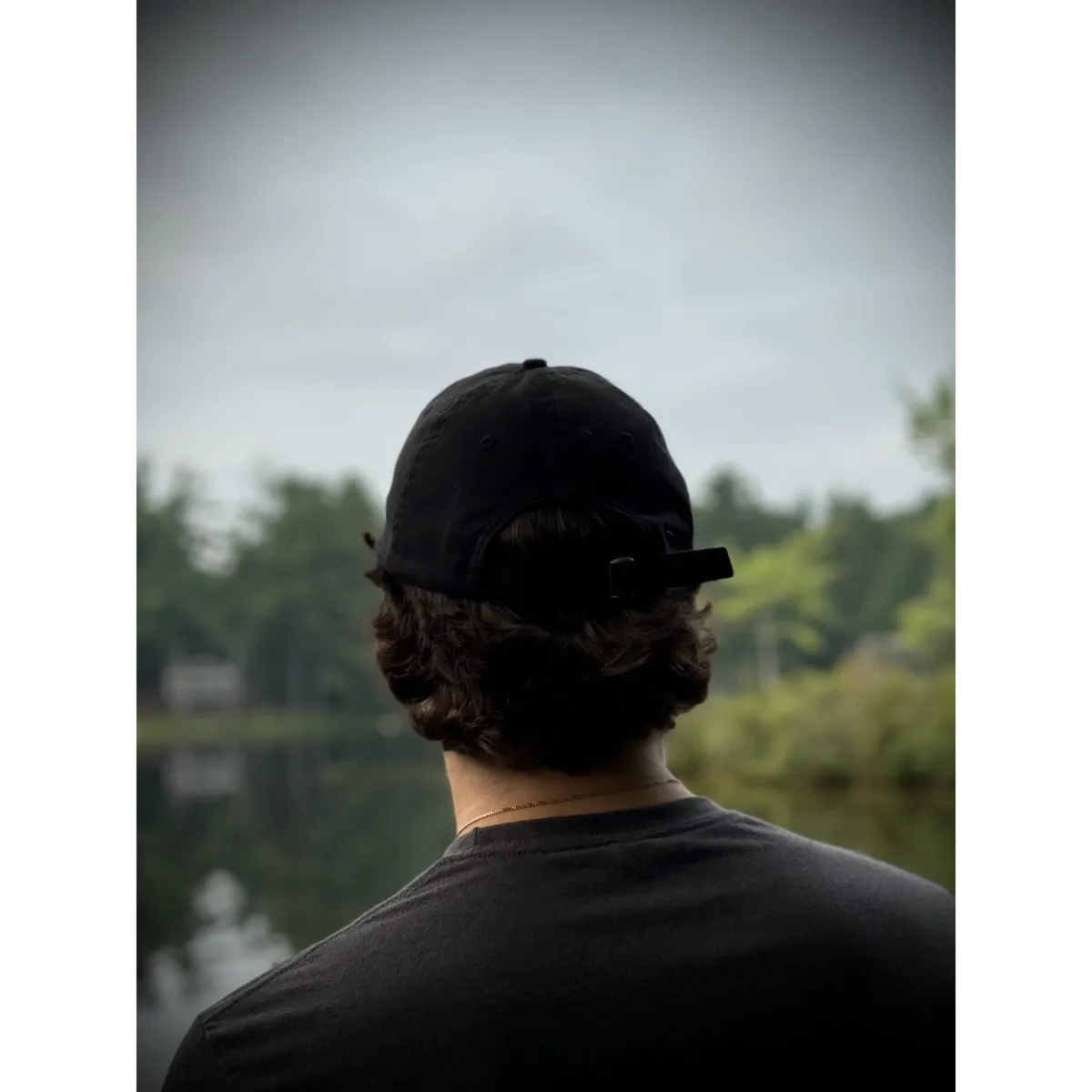 CLASSIC ADJUSTABLE SIDE-LOGO HAT (BLACK)
