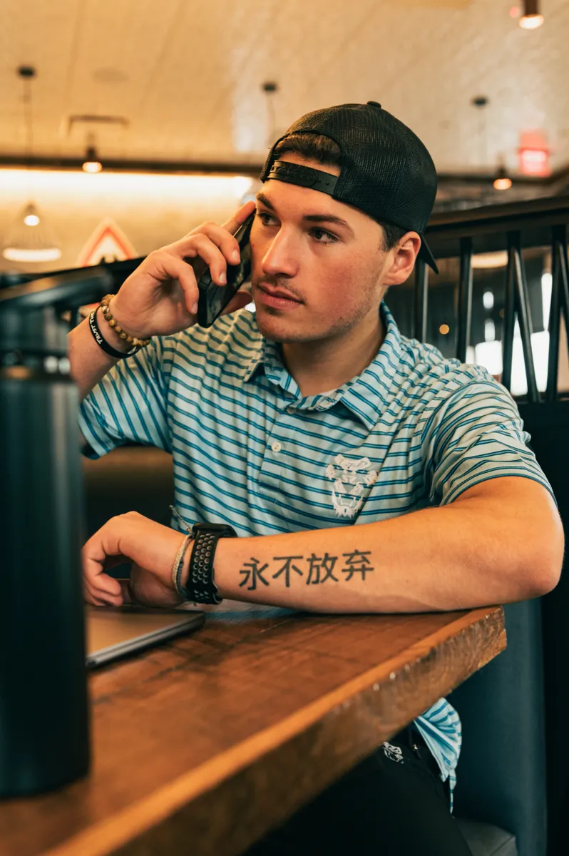 POLO T SHIRT (TURQUOISE/SKY)