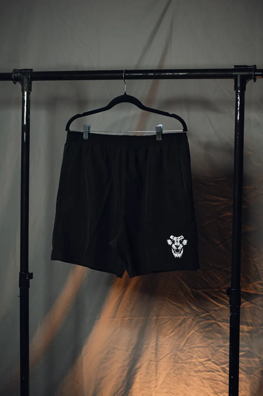 7" BREATHABLE ATHLETIC SHORTS (BLACK)