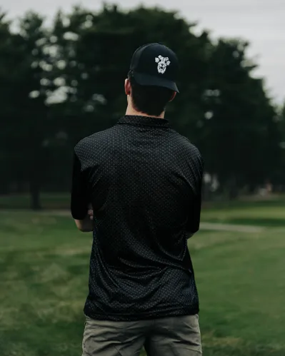 POLO T SHIRT (BLACK DOT)