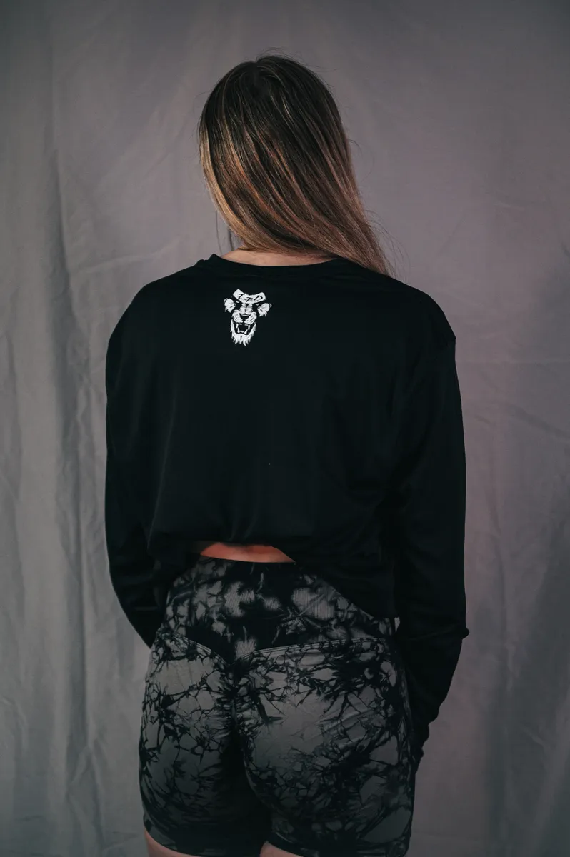 SCRUNCH SHORTS (BLACK/GREY)