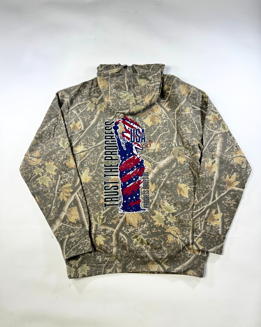 USA 250 HOODIE (TREE CAMO)