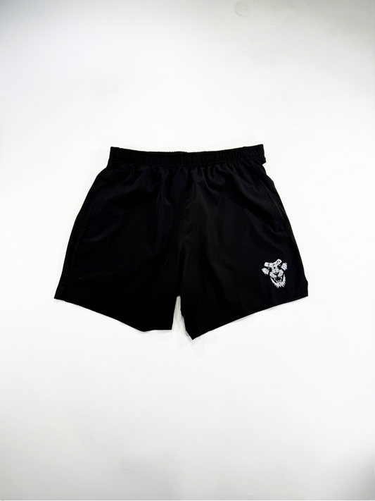 7" BREATHABLE ATHLETIC SHORTS (BLACK)