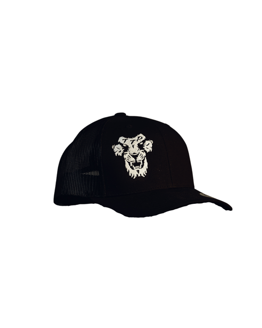 SIDE-LOGO SNAPBACK HAT (BLACK)