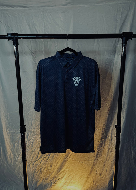 POLO T SHIRT (NAVY DOT)