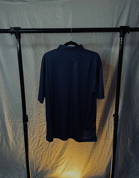 POLO T SHIRT (NAVY DOT)
