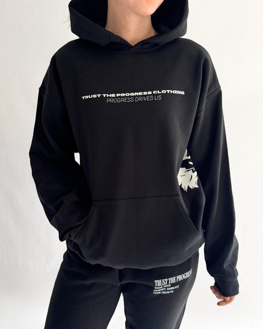 Progress Driven Hoodie (BLACK)