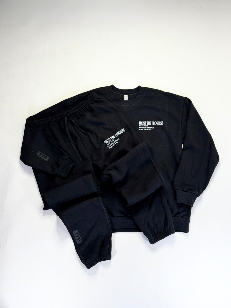 BLACK SWEAT SET