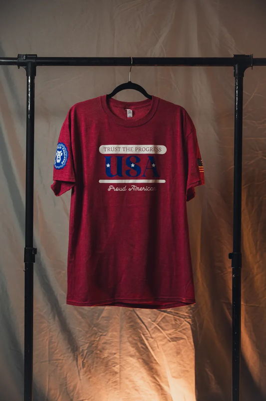 USA 4TH OF JULY T (RED)