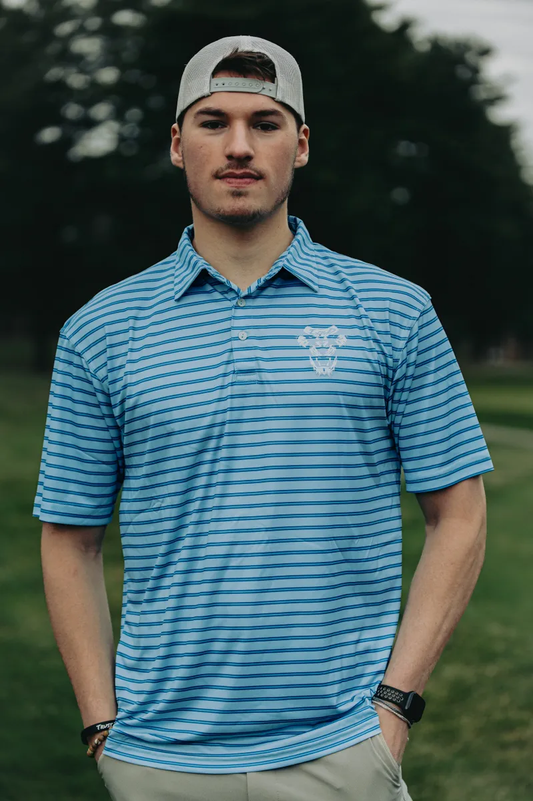 POLO T SHIRT (TURQUOISE/SKY)