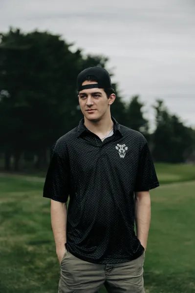 POLO T SHIRT (BLACK DOT)