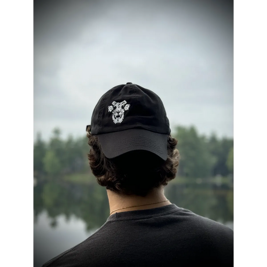 CLASSIC ADJUSTABLE SIDE-LOGO HAT (BLACK)