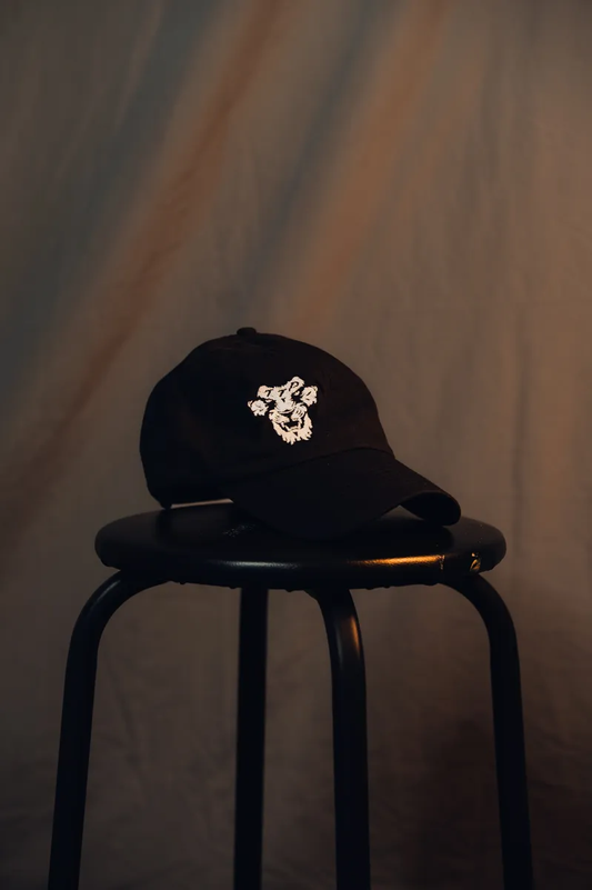 CLASSIC ADJUSTABLE SIDE-LOGO HAT (BLACK)